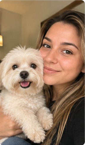 Pessoa com pet, foto ilustrativa